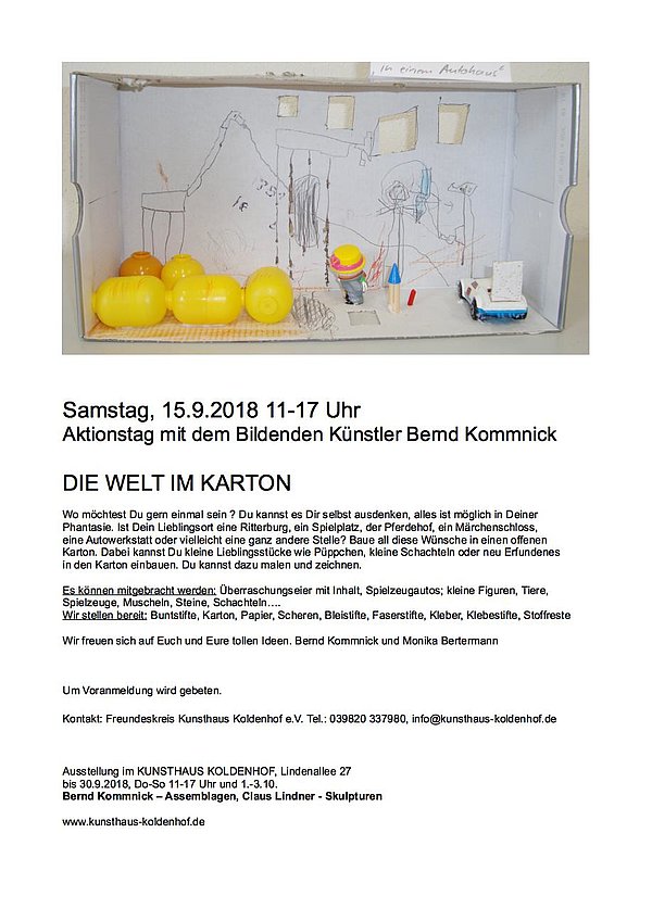 Kunsthaus Koldenhof, Kulturherbst, 2. Aktionstag