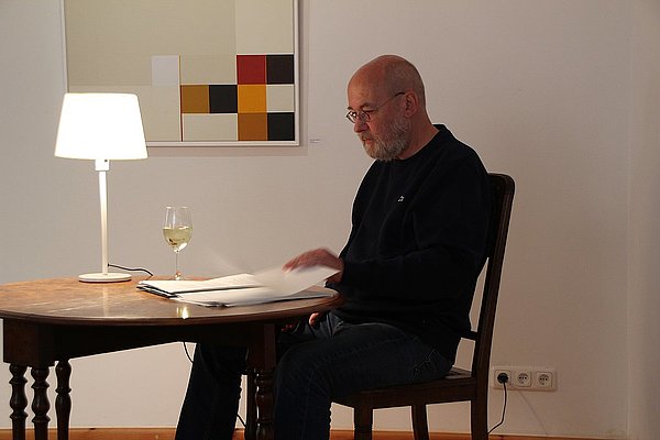 Kunsthaus Koldenhof, Lyriklesung von Wolfgang Maercker