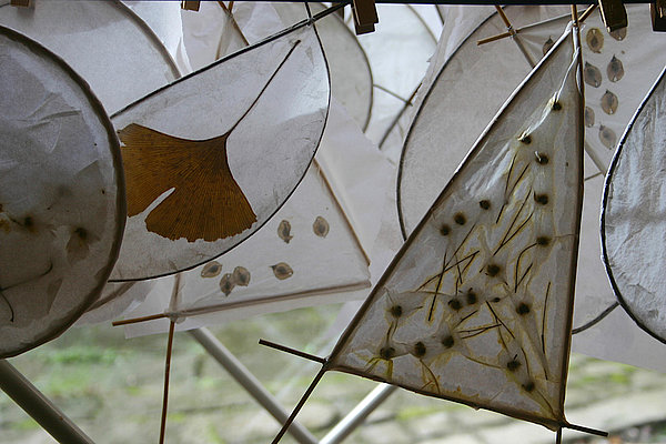 Inga Carrière vermittelte in ihrer Ausstellung Techniken