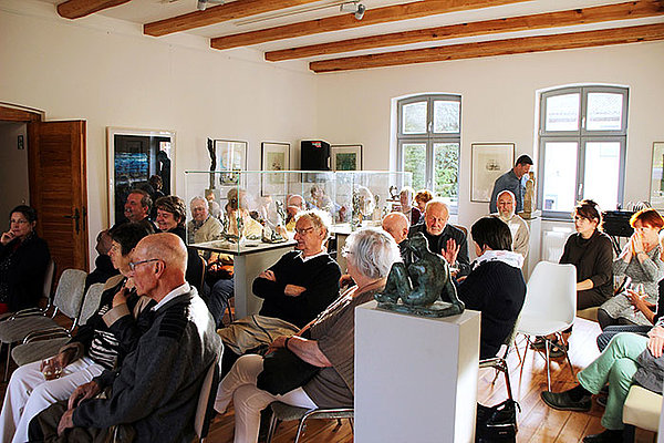 Kunsthaus Koldenhof las der Liedermacher Harald Wandel