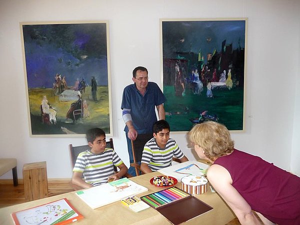 Kunsthaus Koldenhof, KINDER MALEN PFERDE, Andreas Homberg 