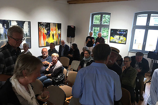 Kunsthaus Koldenhof, 2. Ausstellung des Jahres Reinhard Stangl, Malerei