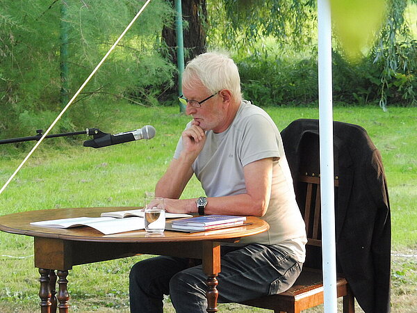 musikalische Lesung Friedhelm Mäker: Lyrik Erdmann-Michael Haerter: E-Piano
