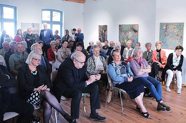 Kunsthaus Koldenhof, Ausstellungseröffnung Irene Sohler und Bernhard Schrock