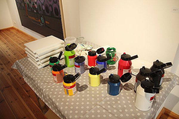 Kunsthaus Koldenhof, “Malen mit dem Maler“ mit Sven Ochsenreither Kunsthaus Koldenhof, “Malen mit dem Maler“ mit Sven Ochsenreither