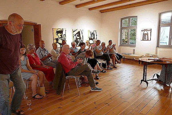 Kunsthaus Koldenhof, Lesung von Pauline de Bok Kunsthaus Koldenhof, Lesung von Pauline de Bok