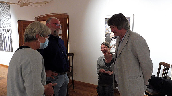 musikalische Lesung, Ralf Kreimann: Kurz- und Kleingeschichten,  Darius Blaskiewitz (Viola), Cornelia Börngen (Violoncello)