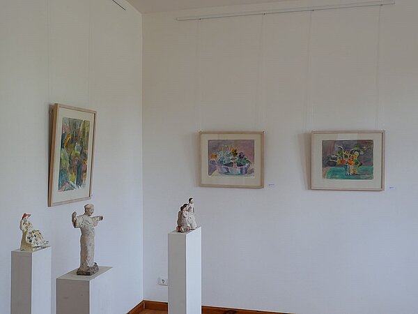 Ausstellung Robert Metzkes, Skulpturen Barbara Putbrese, Malerei