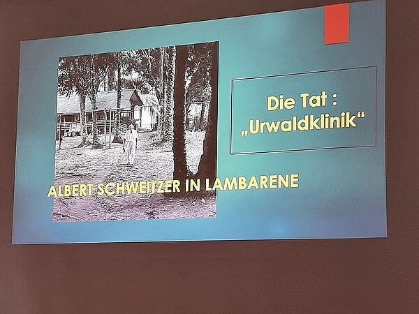 Kunsthaus Koldenhof, Entdeckung, Albert Schweitzer