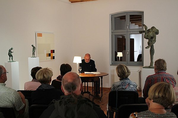 Kunsthaus Koldenhof, Lyriklesung von Wolfgang Maercker