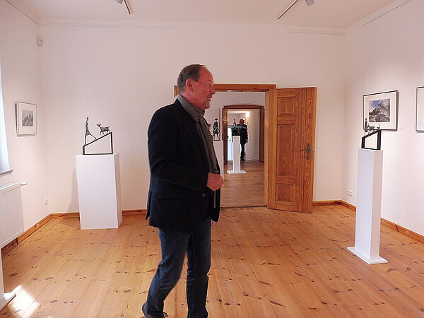 Kunsthaus Koldenhof, Rainer Kessel, Skulpturen und Ingo Kraft, Malerei