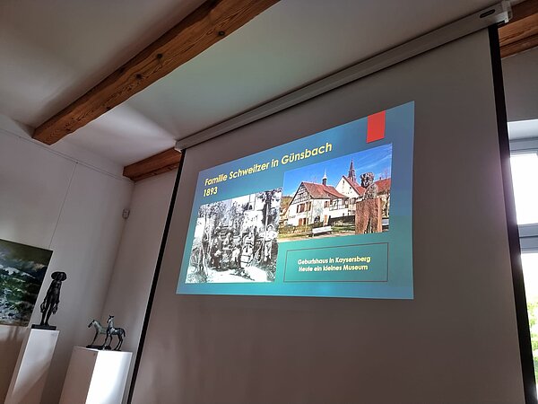 Kunsthaus Koldenhof, Entdeckung, Albert Schweitzer