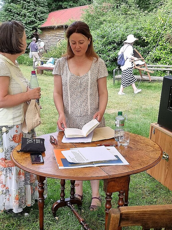 Kunsthaus Koldenhof, Bela Chekurishvili liest Lyrik Kunsthaus Koldenhof, Bela Chekurishvili liest Lyrik